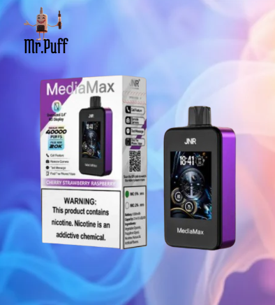 JNR - MediaMax - 40k Puffs - Bluetooth - Touchscreen - Disposible Vape