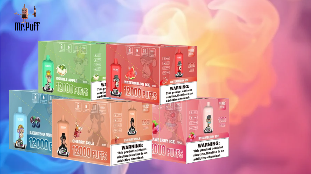 Elf Box - 12K Puffs - 6€ / vape - 50 Pieces - Mixed Flavours