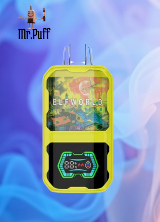 Elf World - 22k Puffs - Rechargeable/ Disposible vape - Digital Screen