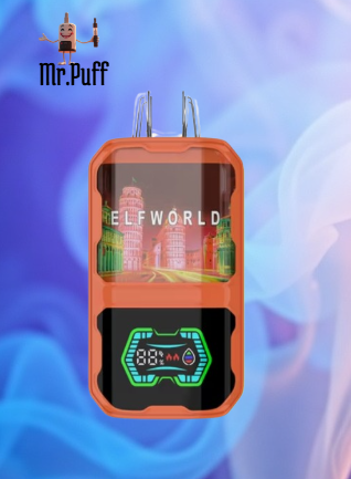 Elf World - 22k Puffs - Rechargeable/ Disposible vape - Digital Screen