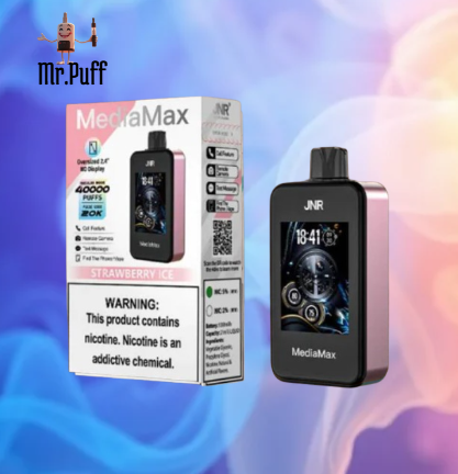 JNR - MediaMax - 40k Puffs - Bluetooth - Touchscreen - Disposible Vape