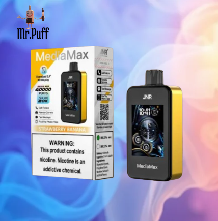 JNR - MediaMax - 40k Puffs - Bluetooth - Touchscreen - Disposible Vape