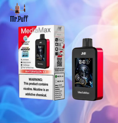 JNR - MediaMax - 40k Puffs - Bluetooth - Touchscreen - Disposible Vape