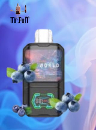 Elf World - 22k Puffs - Rechargeable/ Disposible vape - Digital Screen