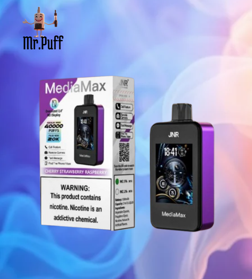 JNR - MediaMax - 40k Puffs - Bluetooth - Touchscreen - Disposible Vape