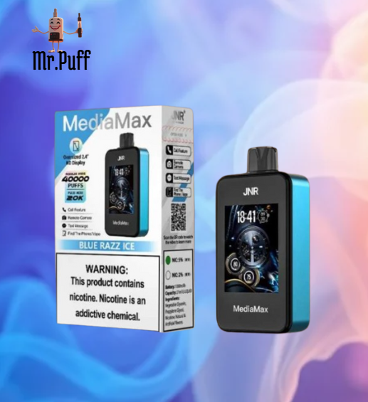 JNR - MediaMax - 40k Puffs - Bluetooth - Touchscreen - Disposible Vape