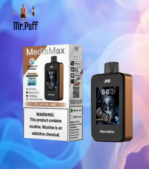 JNR - MediaMax - 40k Puffs - Bluetooth - Touchscreen - Disposible Vape